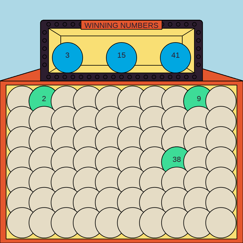 NFT Millions Lotto 03 #1 static token preview