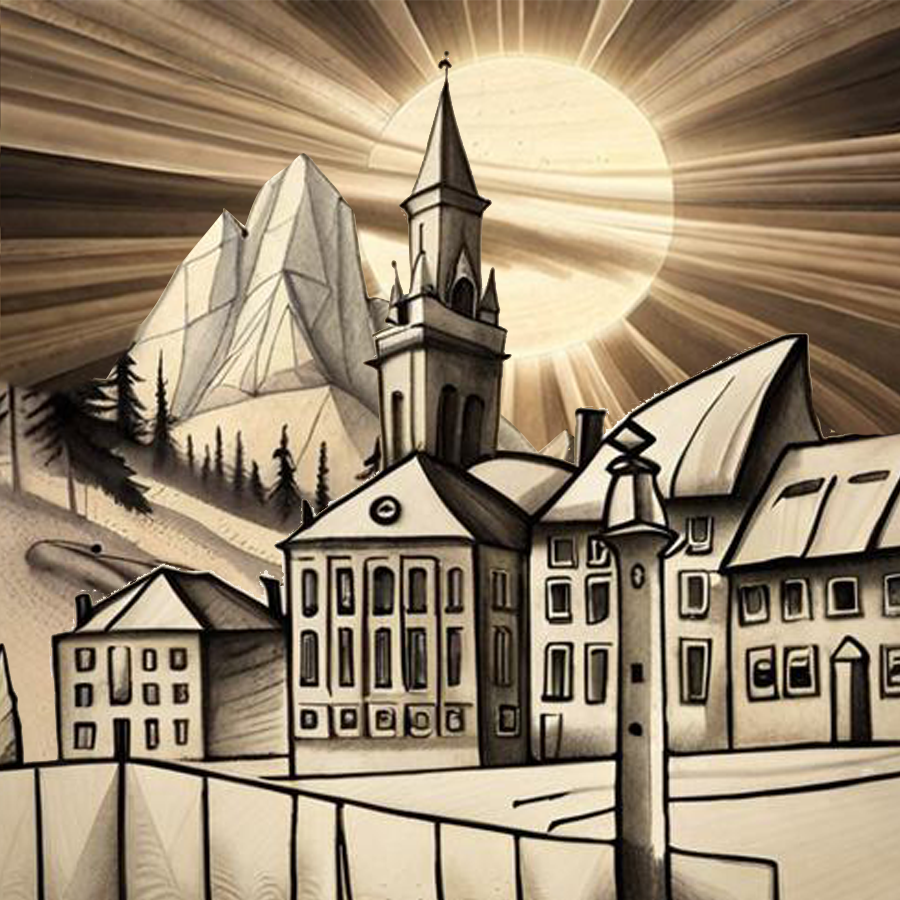 A sketch of my dream city #6 static token preview