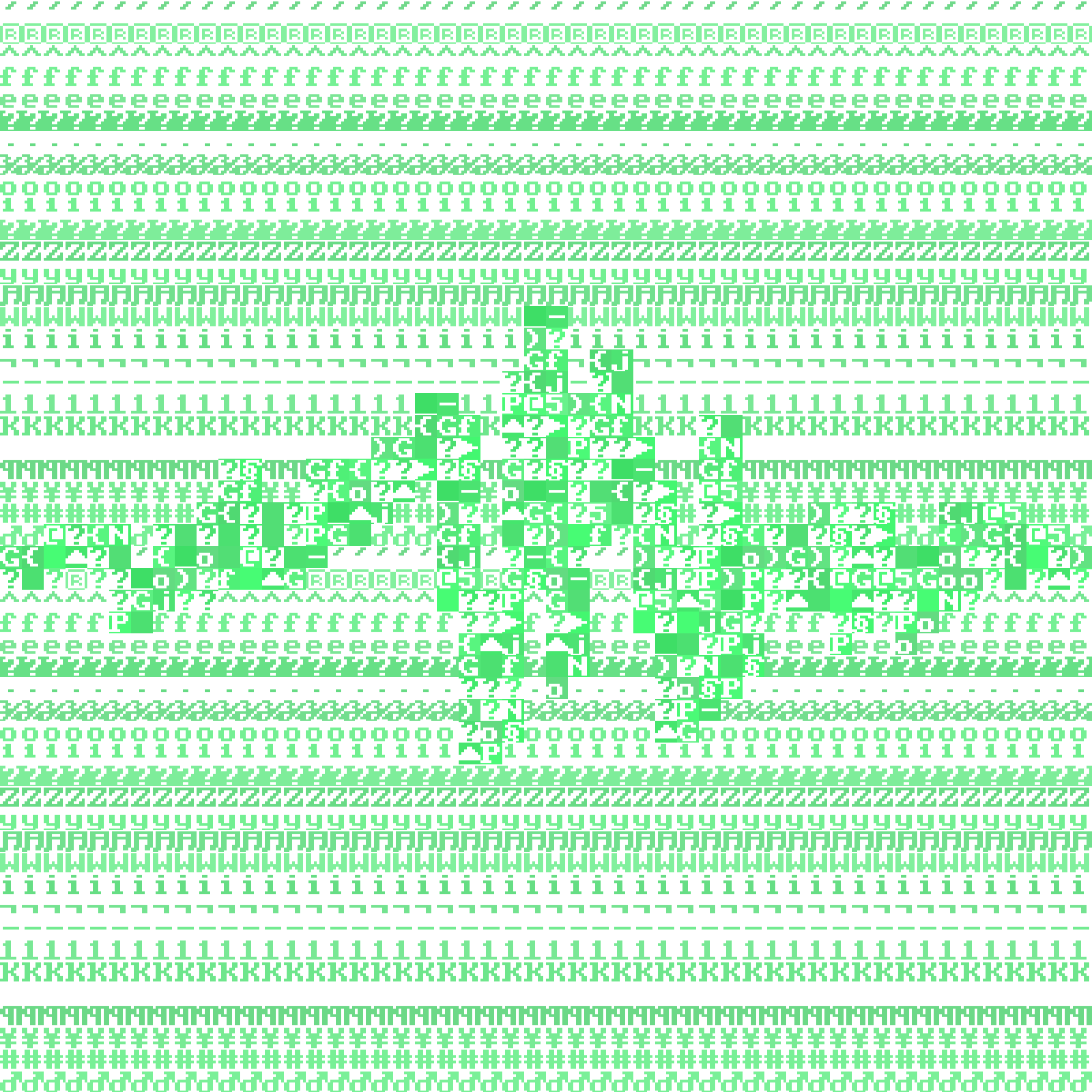 ASCII Squigl #13 static token preview