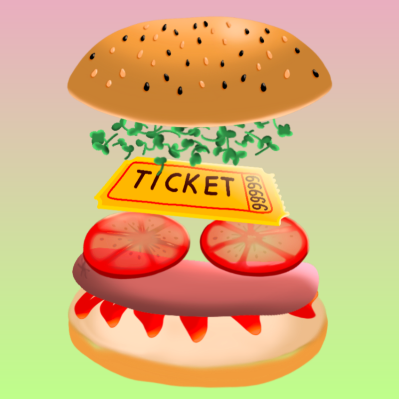 Burger #8 static token preview