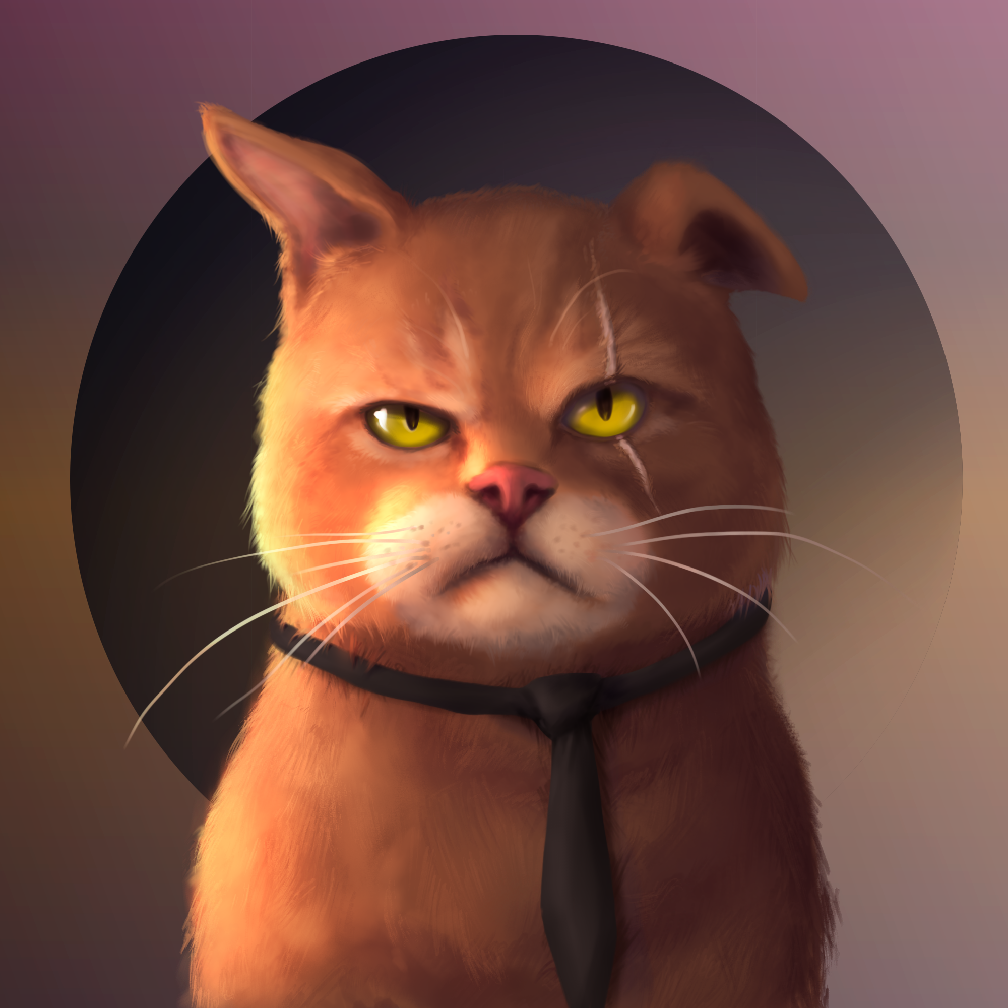 Gangsta Cat #6 static token preview