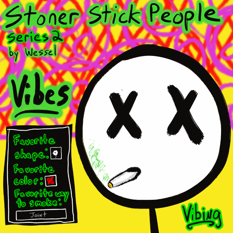 Stoner Stick People Series 2 #6 static token preview
