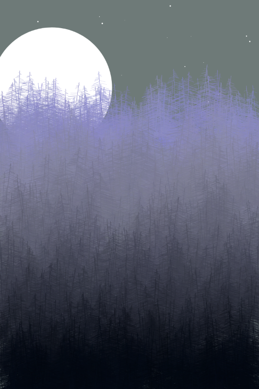 Midnight in the Woods #4 static token preview