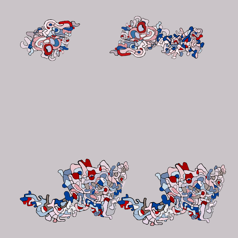 Swim in Dubuffet Thought #14 static token preview