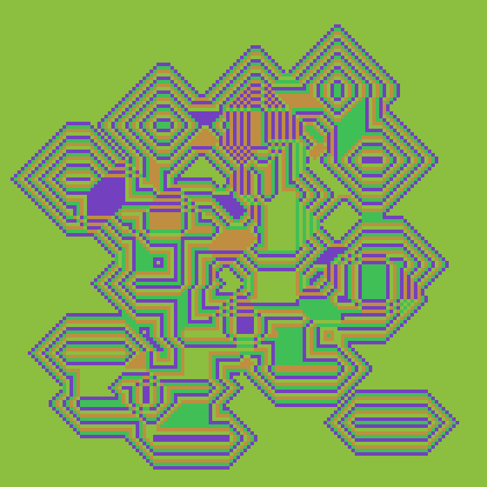 Superimposed Octagonal Pyramids #28 static token preview