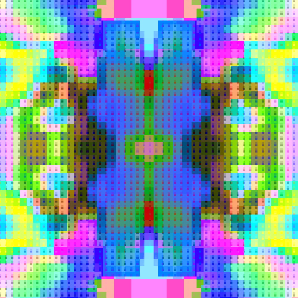 Magical Pixelated Kaleidoscope #6 static token preview