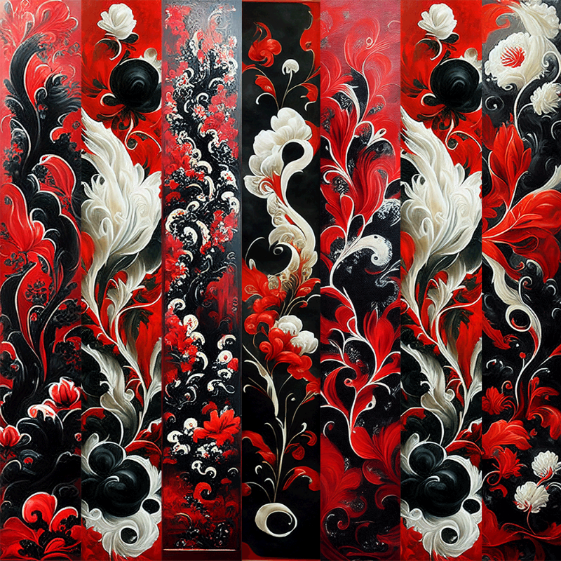 AI Chinese Flowers #9 static token preview