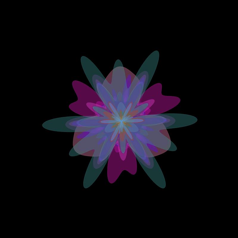 Blooming Flowers #9 static token preview