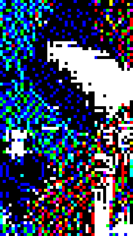 DOS DELIGHT: PIXELS #13 static token preview
