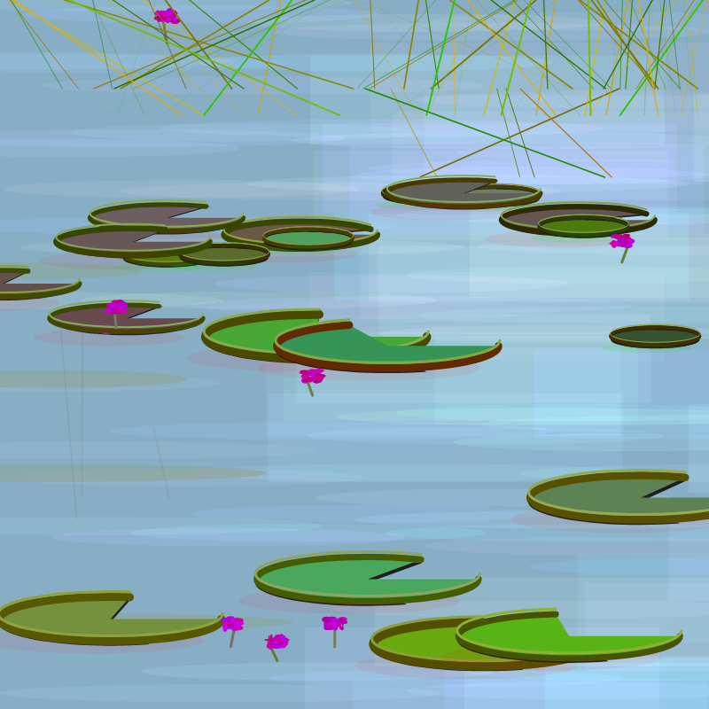 Water Lilies #7 static token preview