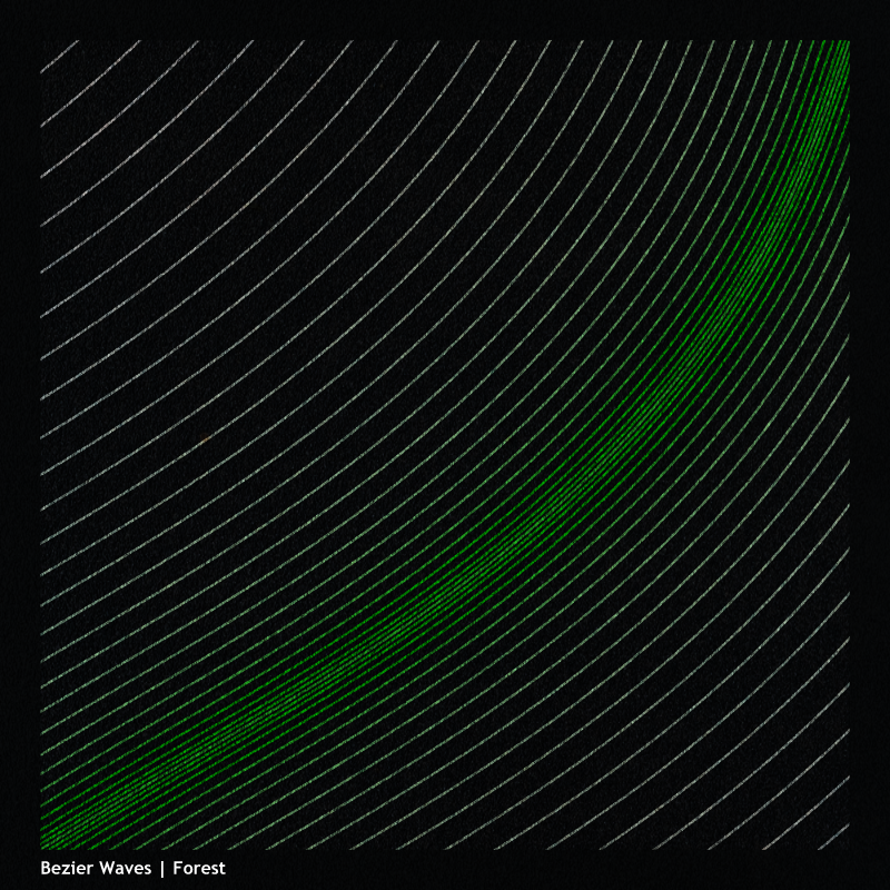 Bezier Waves #11 static token preview