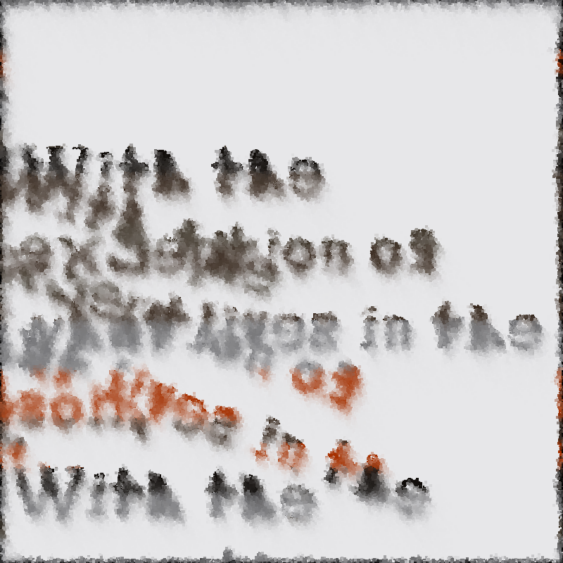THE WORD AFTER US: An AI poetry unreading #26 static token preview