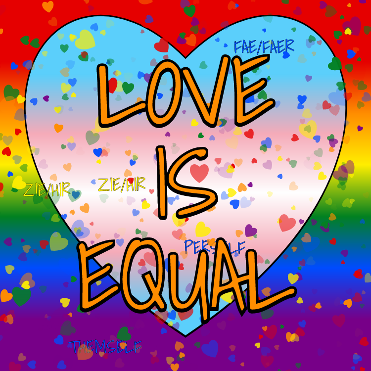 Love IS Equal #7 static token preview