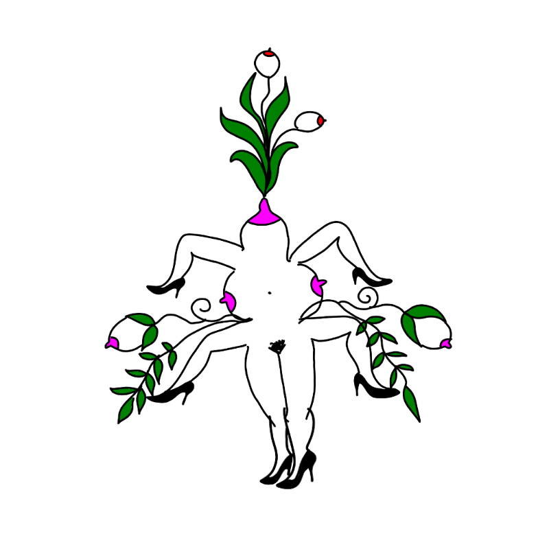 Woman blossom #9 static token preview