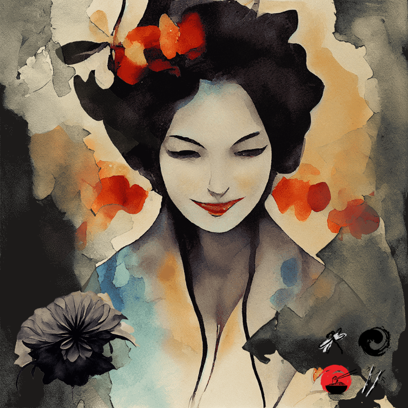 calm geisha #6 static token preview