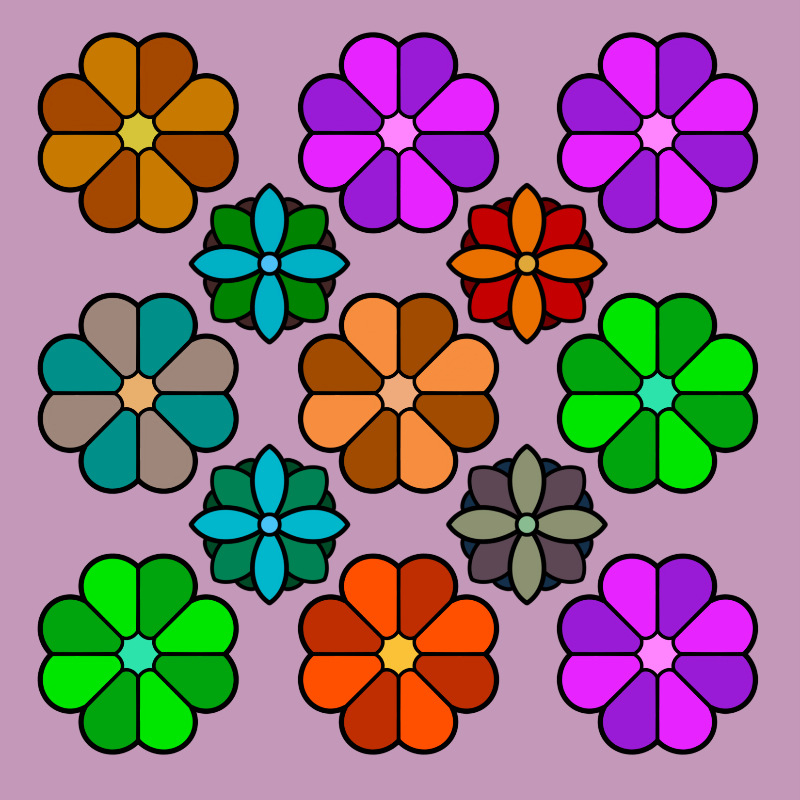Just Flowers and Colors... #10 static token preview