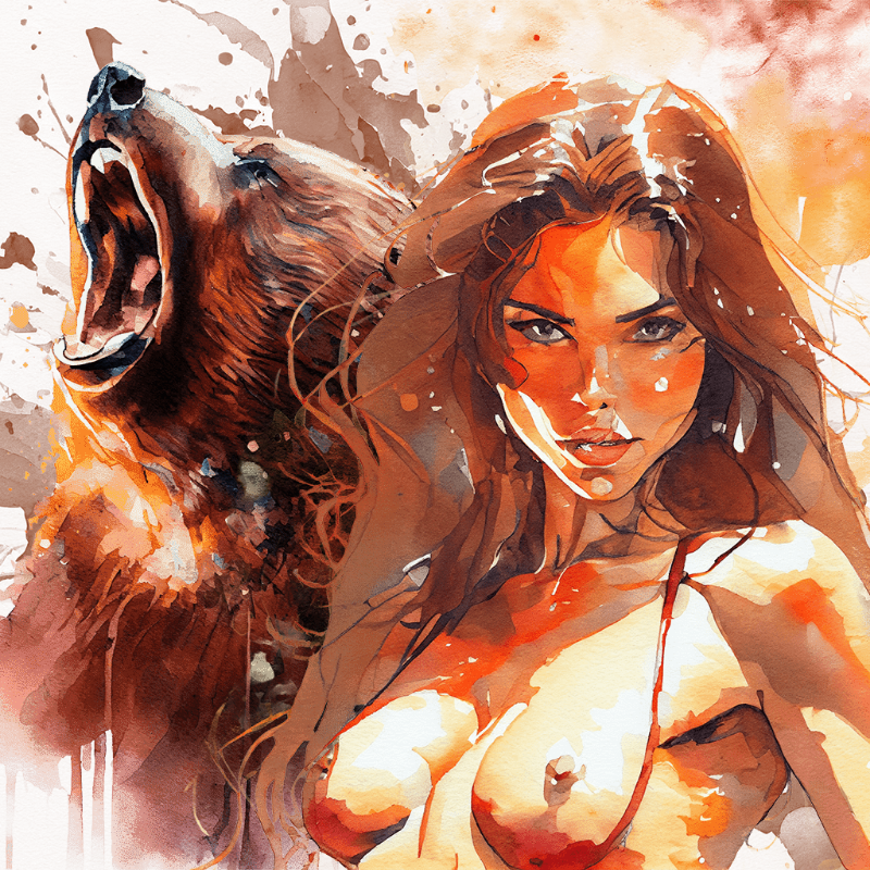 Artemis and Bear #7 static token preview