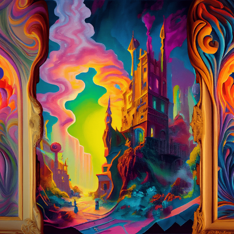 AI Psychedelic City #16 static token preview