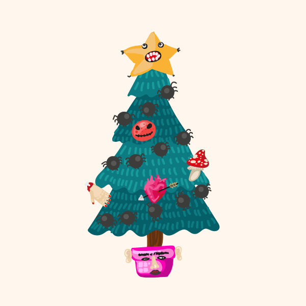 Creepy Christmas Tree For You! #15 static token preview