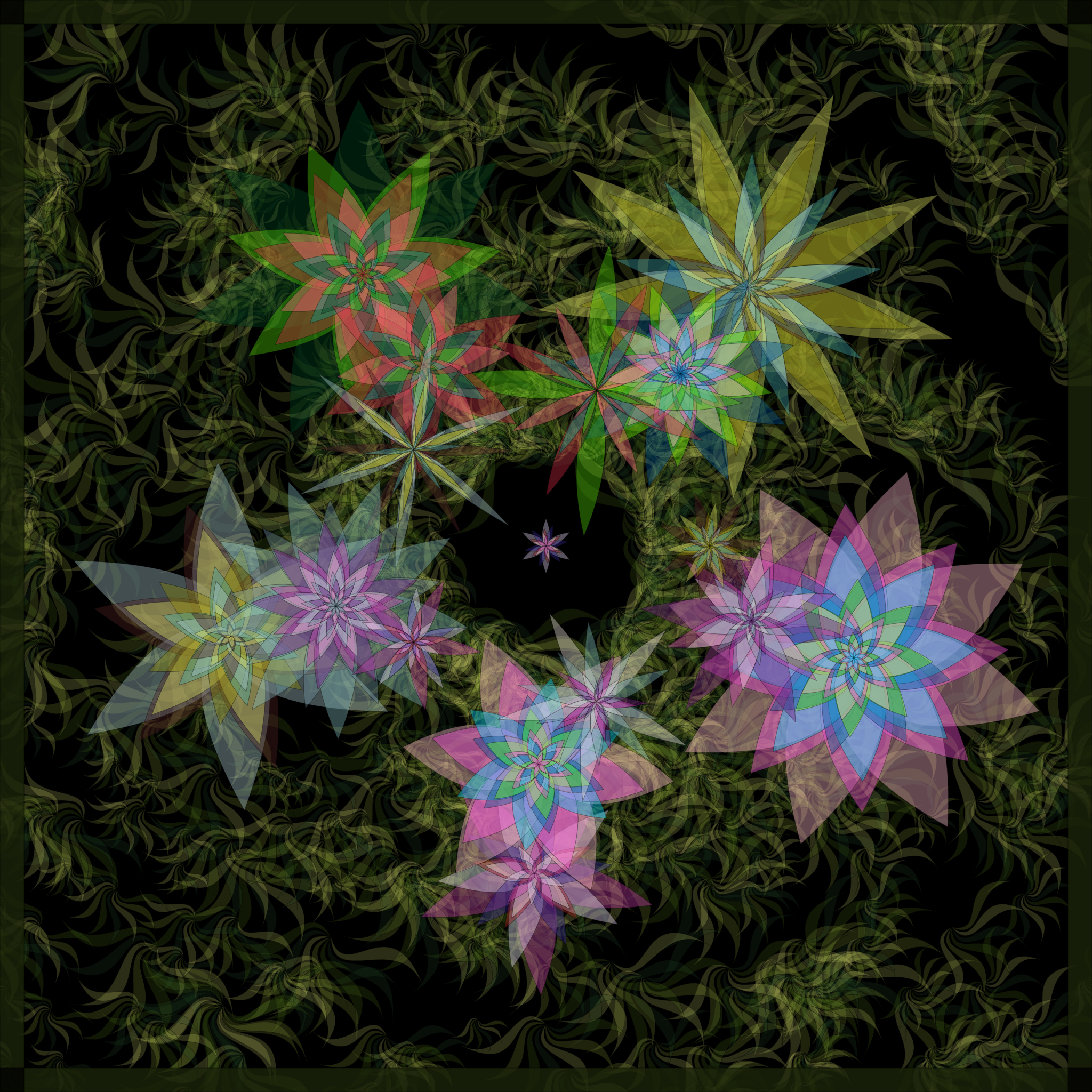 Bezier Garden #19 static token preview
