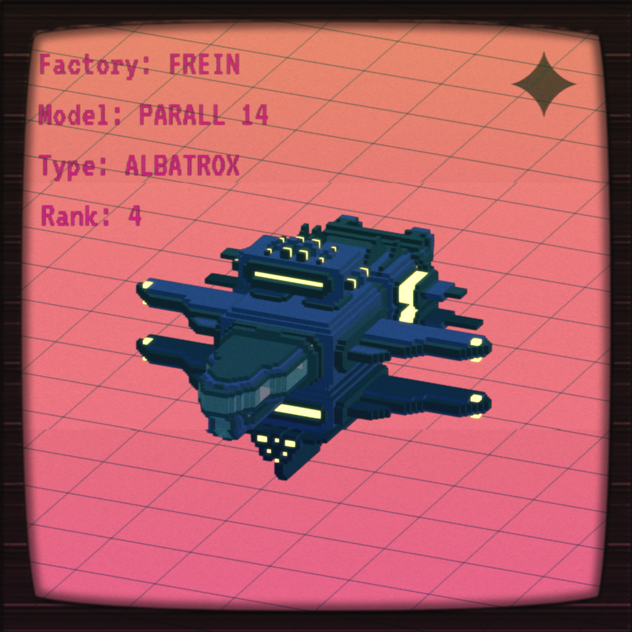 Spaceship Fair Rodeo #18 static token preview