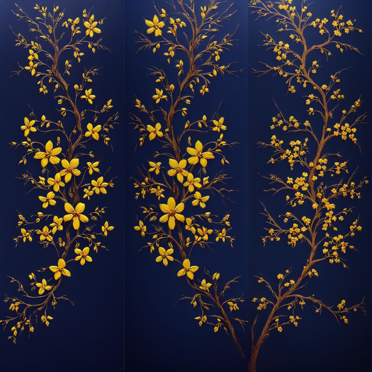 Blossoms at night #3 static token preview