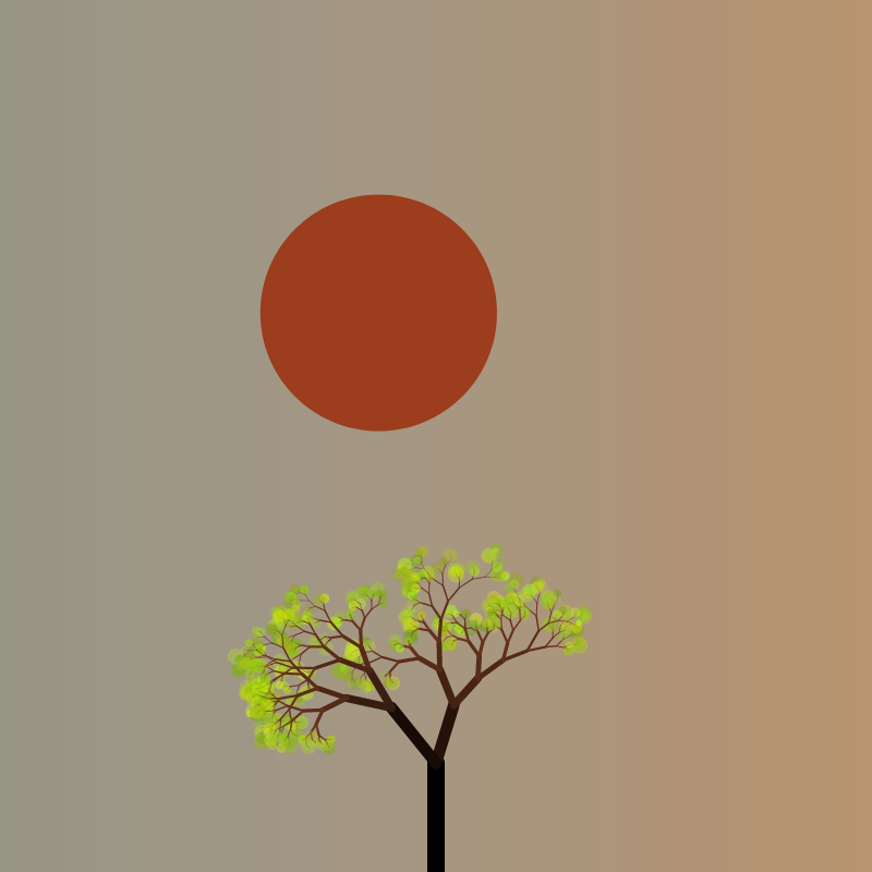 Asian Trees #8 static token preview