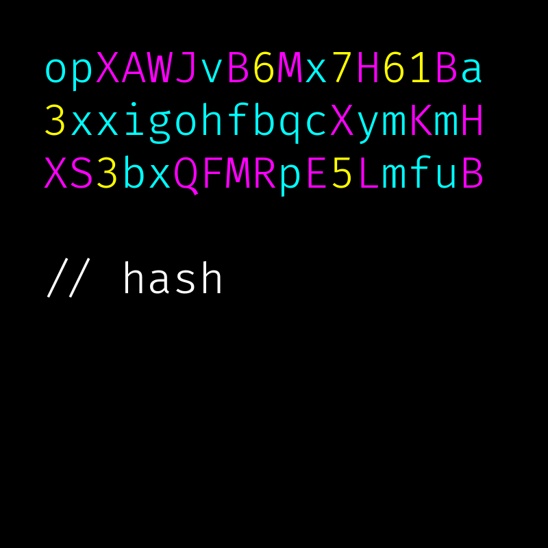 hash #17 static token preview