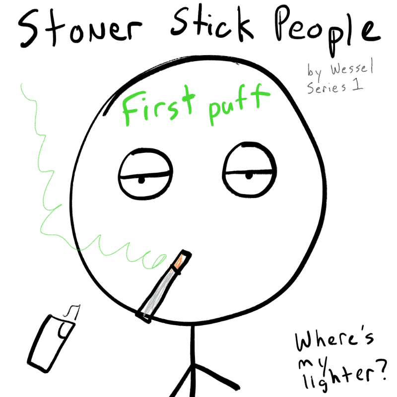 Stoner Stick People #23 static token preview