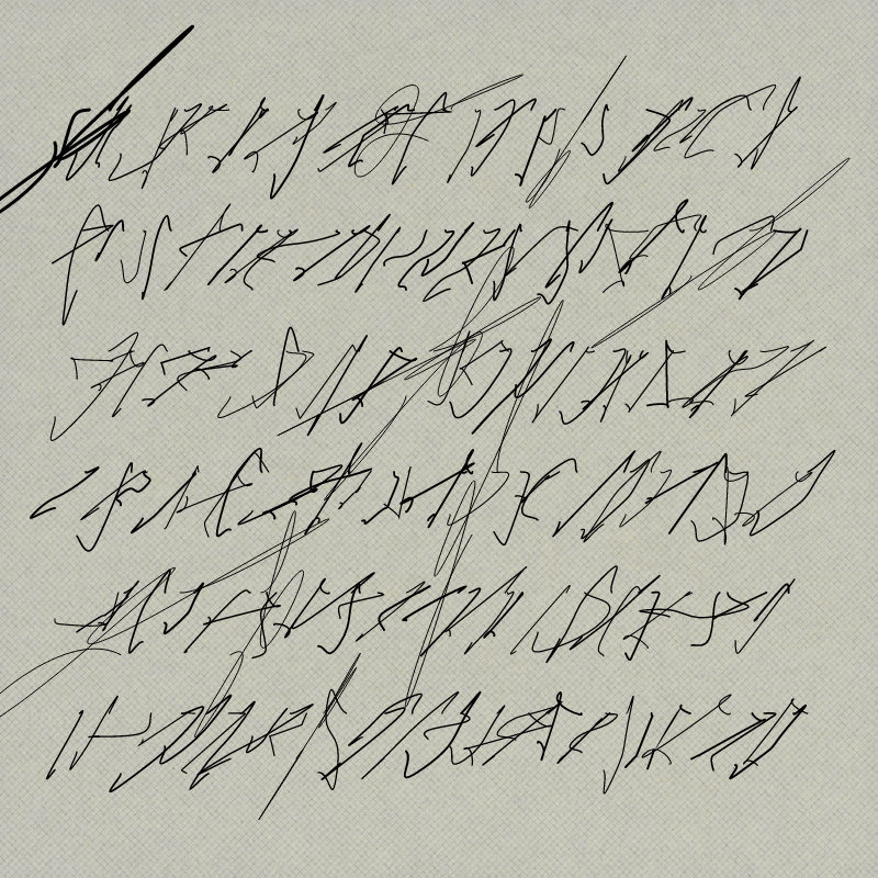 asemic #12 static token preview