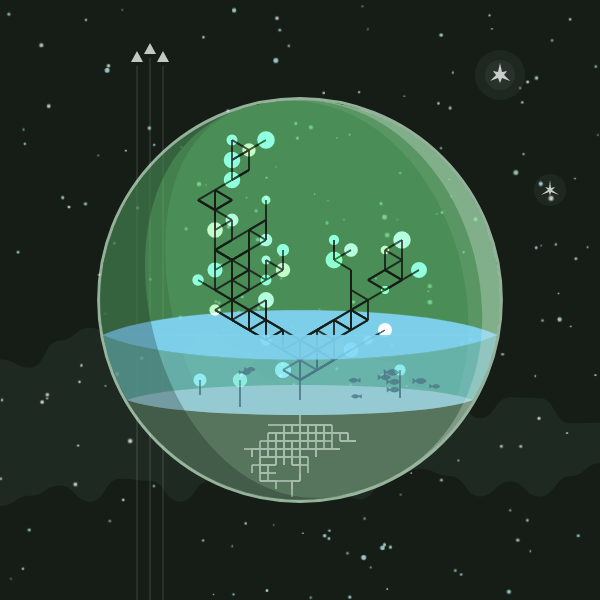 Orbital Terrarium #17 static token preview