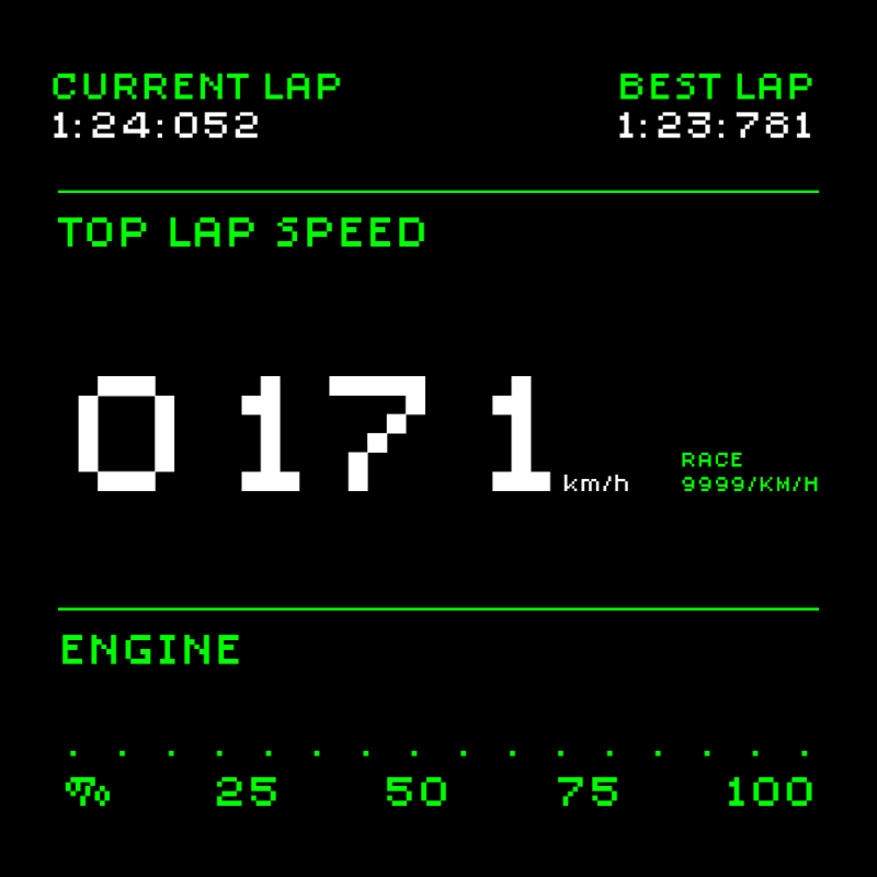 F-1RacingTez #96 static token preview