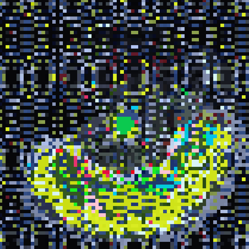 Psychedelic Pixels #19 static token preview