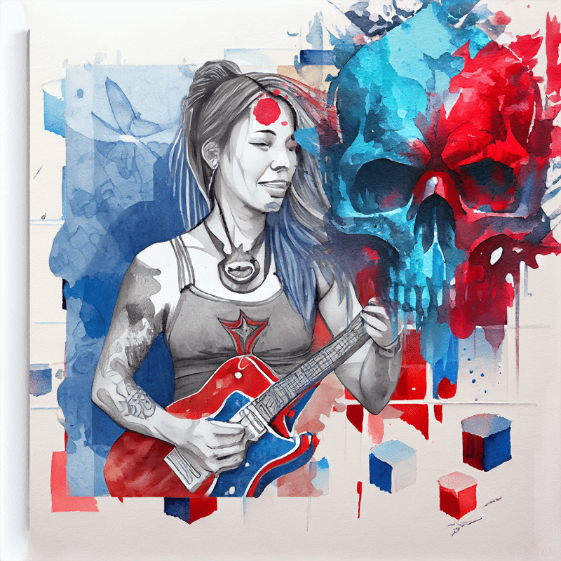 Hard Rock Girl 1 #1 static token preview