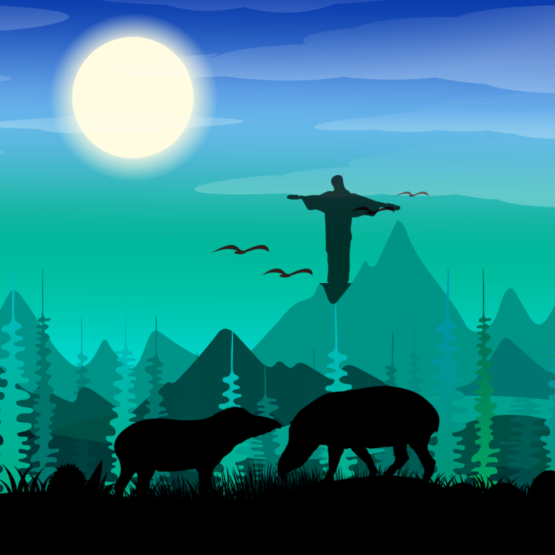 We Care...Brazilian tapir #1 static token preview