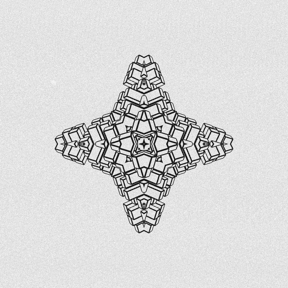 Monochrome Kaleido #333 static token preview
