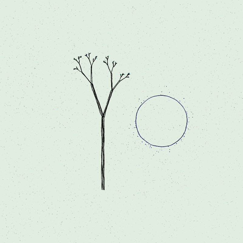 Hand-Drawn Tree #19 static token preview