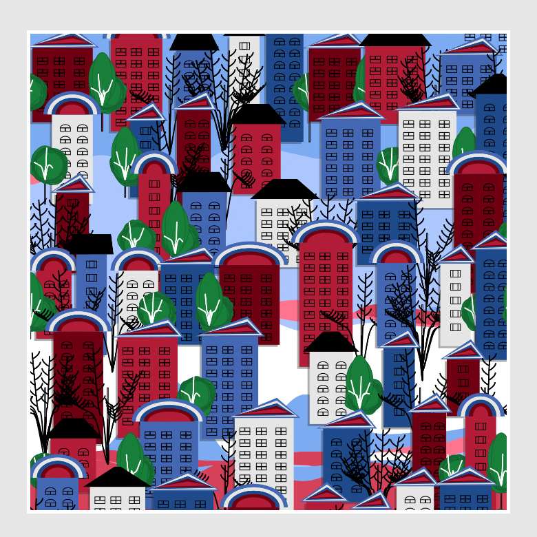Colorful city #1 static token preview