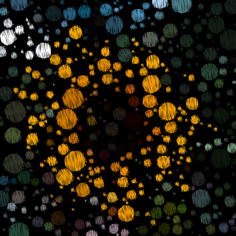 roughly packed flowers #19 static token preview