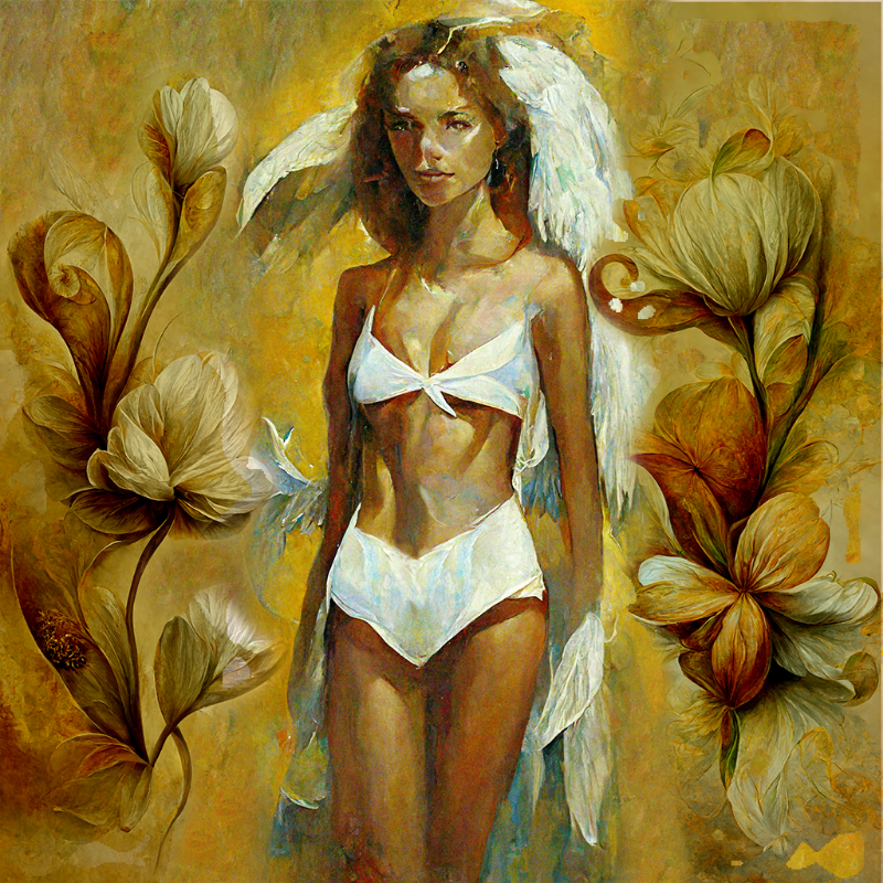 Girl and Flower #4 #3 static token preview
