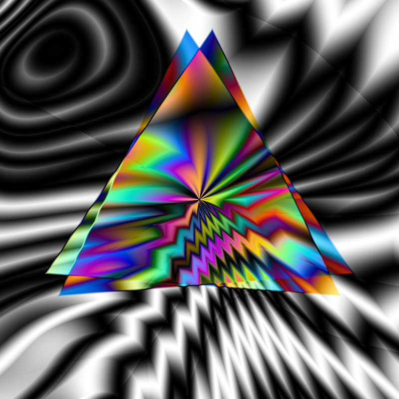 Colorful Triangles #4 static token preview