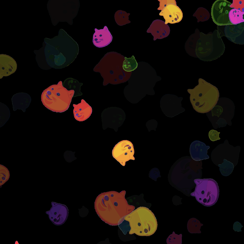 Flooding Doge Emojis Revision 2 Variant #N #1 static token preview