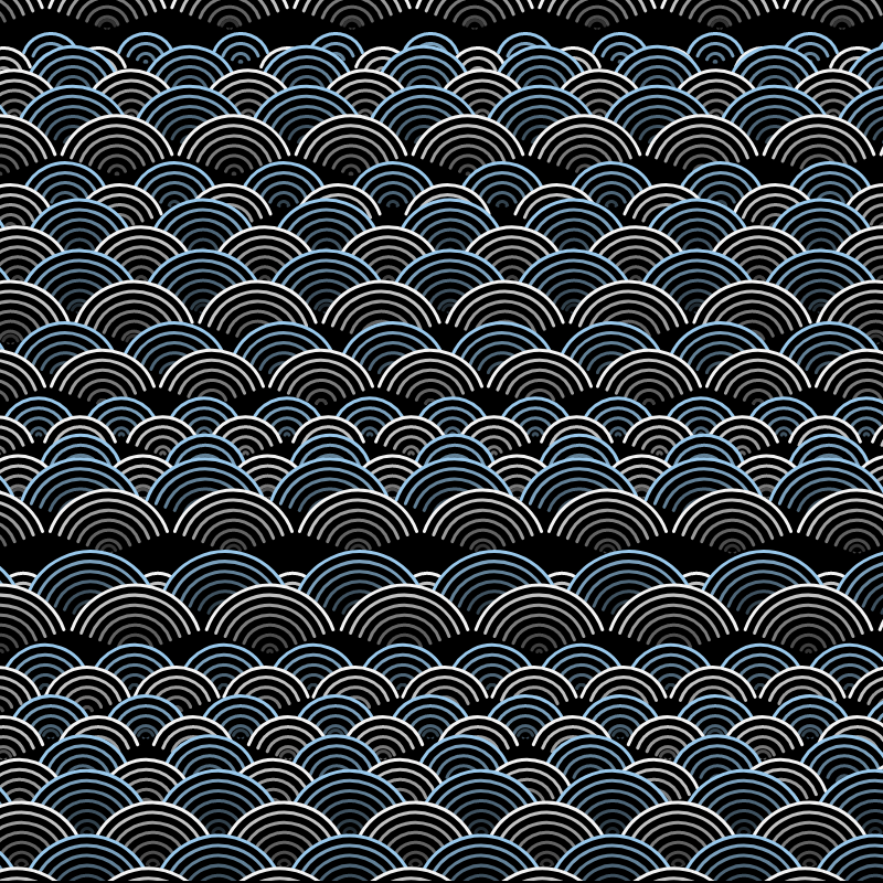 Japanese Wave Pattern 2.0 #1 static token preview
