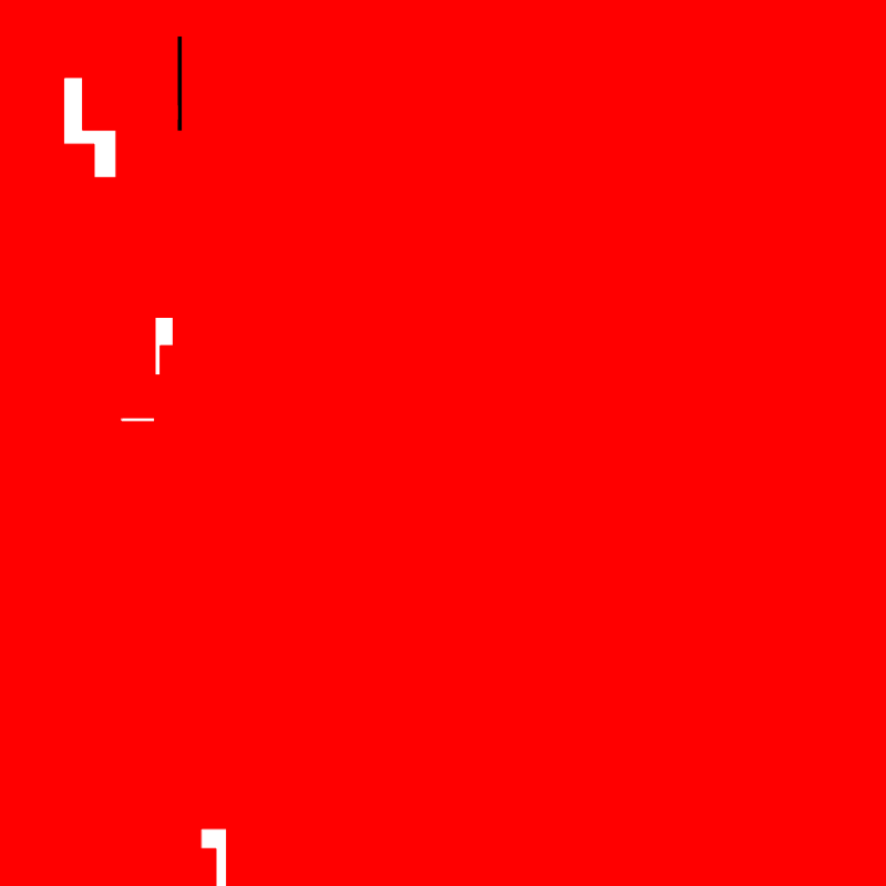 White & Black & Red All Over #4 static token preview