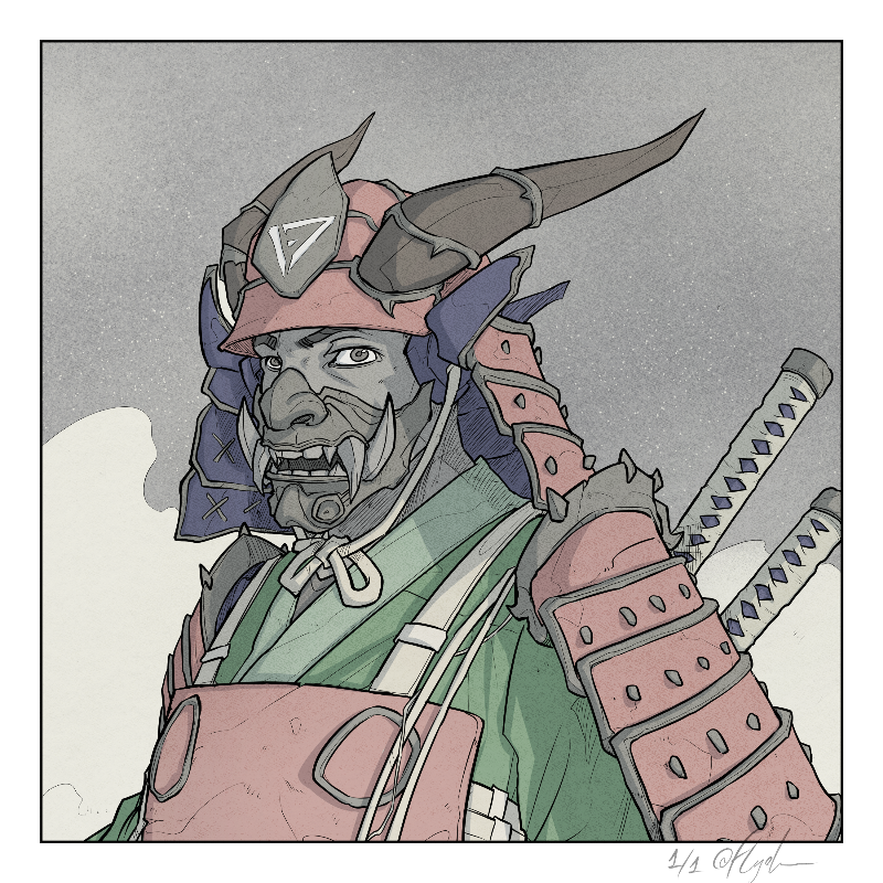 侍 (SAMURAI) #5 static token preview