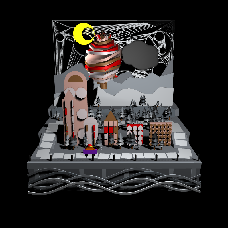 Paper Art 3D #23 static token preview