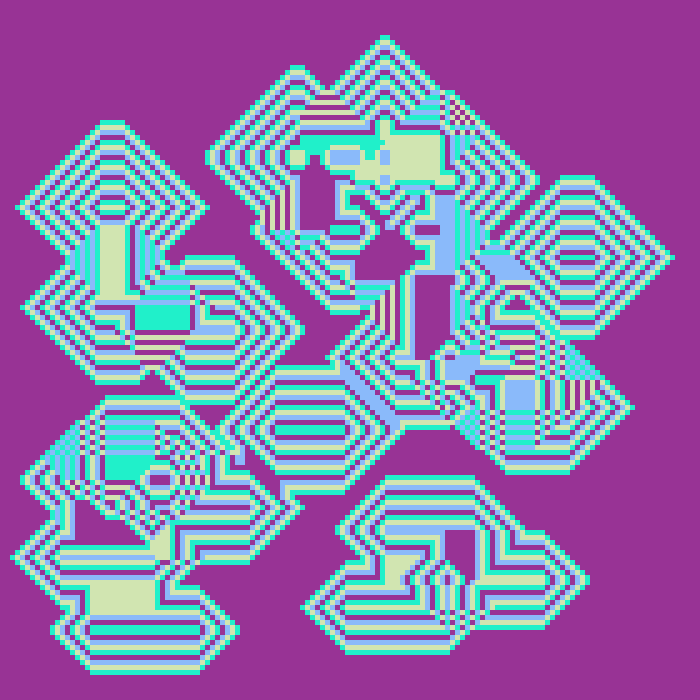 Superimposed Octagonal Pyramids #6 static token preview