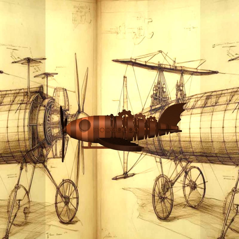 DAVINCI Flying Object #4 static token preview