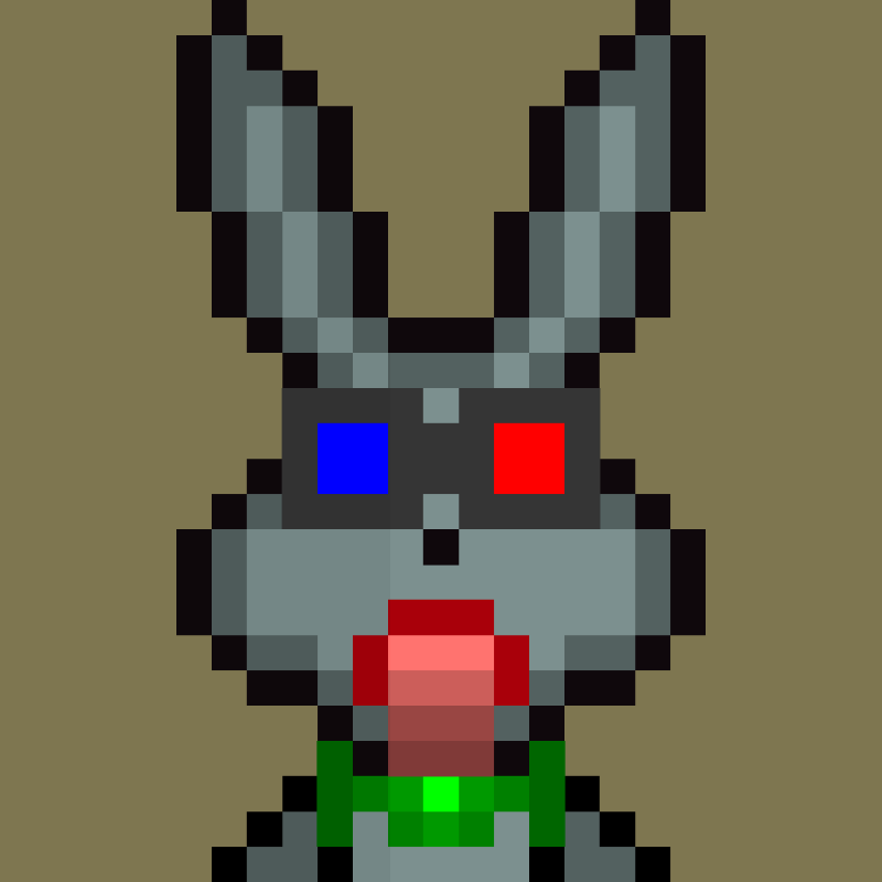 Morixels Rabbits #21 static token preview