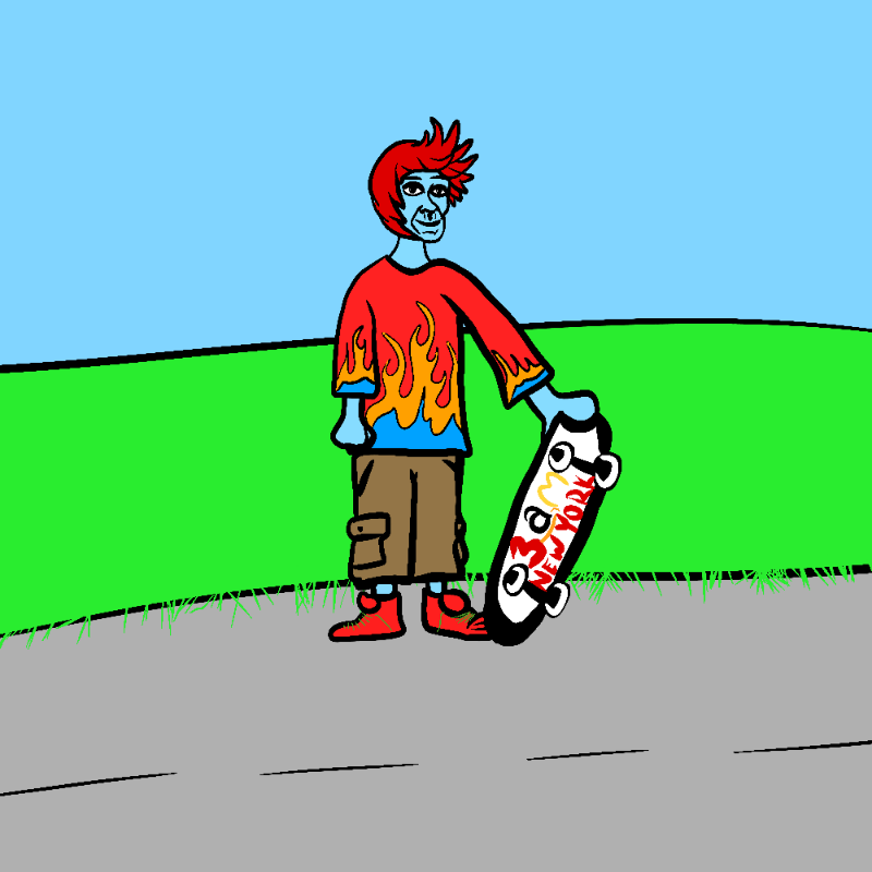 Skaterdudes #19 static token preview